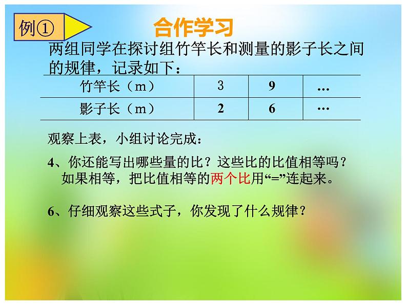 六年级下册数学课件 2.3 比例的意义 北京版 （22张PPT）第6页