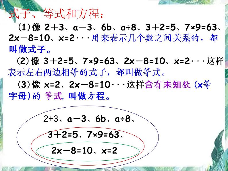 整理复习—简易方程 课件PPT第4页