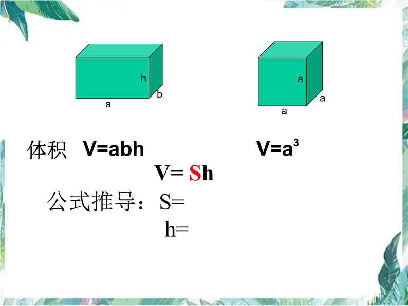 长方体和正方体整理与复习优质课件第7页