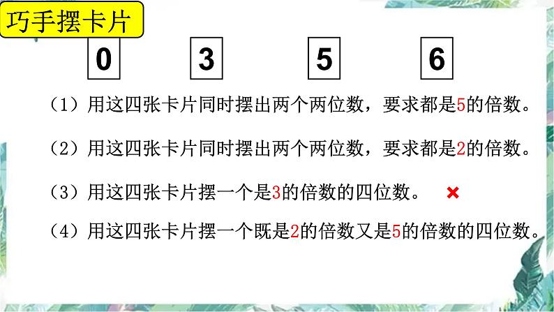 苏教版  六年级下册 数与代数——因数和倍数的总复习课件PPT第4页