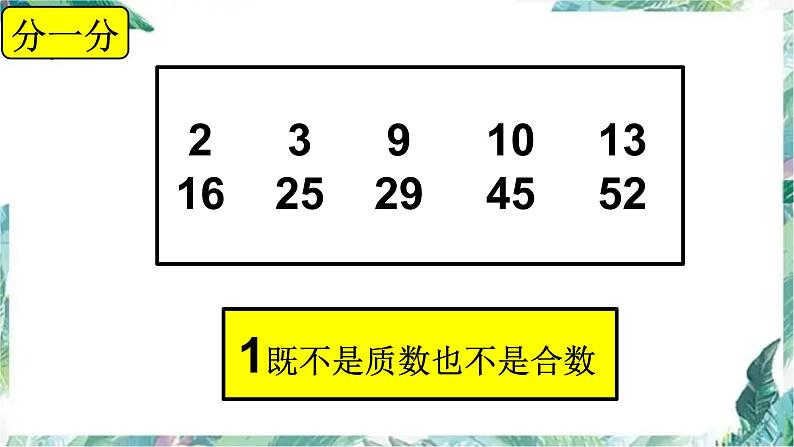 苏教版  六年级下册 数与代数——因数和倍数的总复习课件PPT第5页