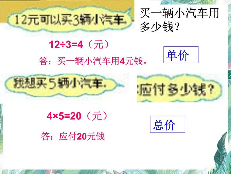 二年级下册 用乘除法两步计算解决问题 优质课件第6页