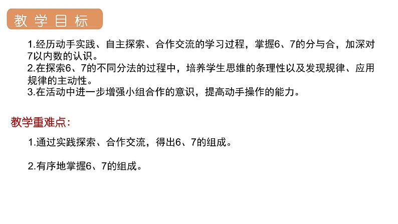 人教版一年级数学上册 第5单元 第2课时 6和7的组成 课件第2页