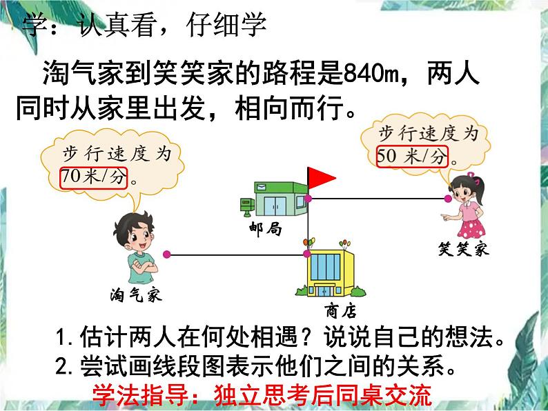 五年级下册 _ 北师大版 五下 相遇问题 (2)优质课件PPT第6页