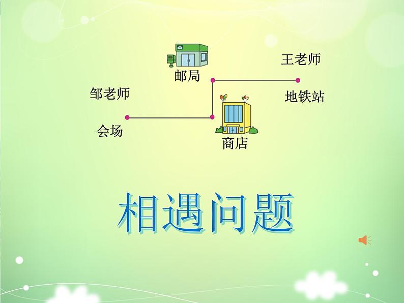 数学五年级下北师大版相遇问题课件第4页