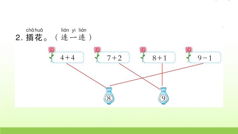 人教版一年级数学上册单元5 6~10 的认识和加减法作业课件04