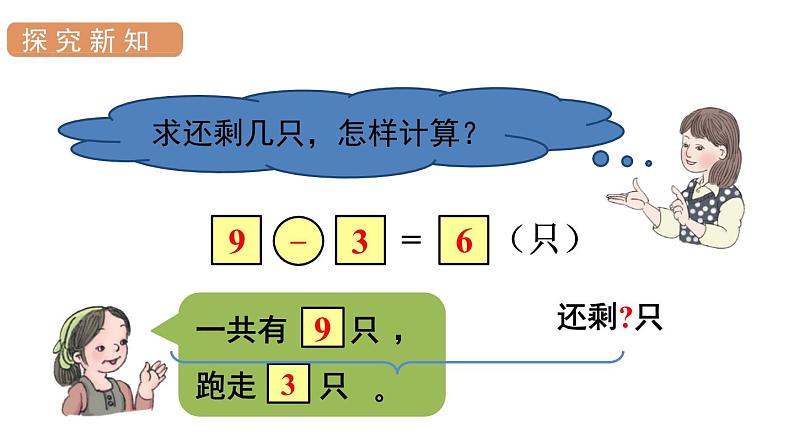 人教版一年级数学上册 第5单元 第9课时 解决问题 课件第8页