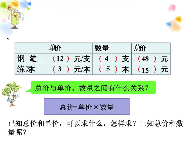 苏教版小学数学四下 3.2常见的数量关系 课件07