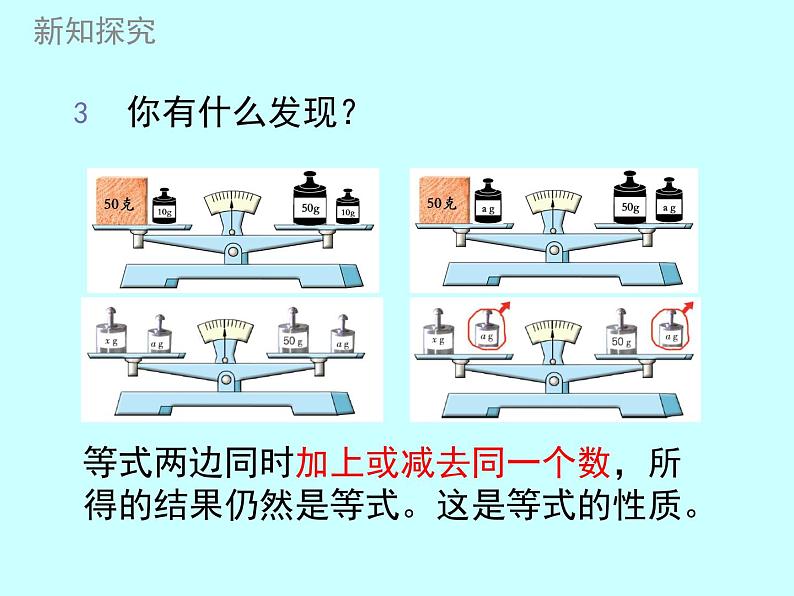 苏教版五下数学 1.2用等式性质（1）解方程 课件08