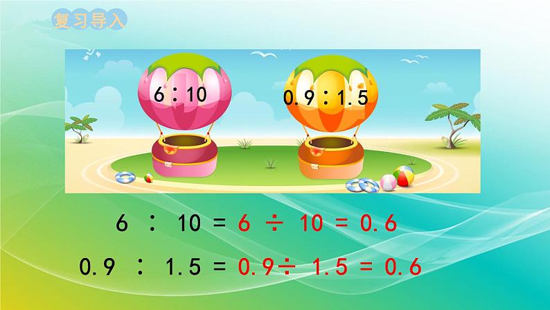 小学数学苏教版六年级下册 4.2 比例的意义 精编课件第3页