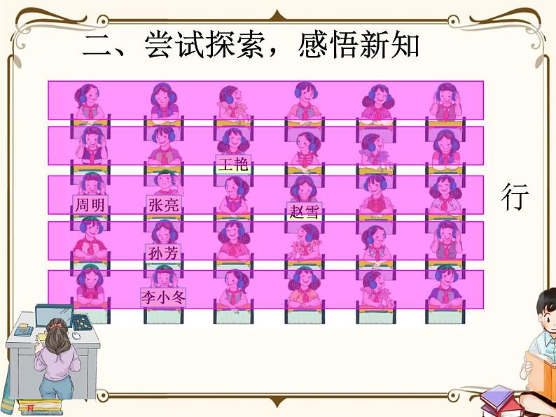 人教版五年级上册第二单元—— 2 位置 第1课时    位置（1）课件PPT第6页