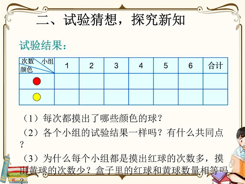 人教版五年级上册第四单元—— 4 可能性 第3课时    可能性（3）课件PPT第6页