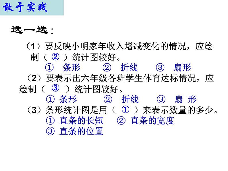 六年级下册数学课件－1.3 扇形统计图和选择统计图 ｜苏教版07