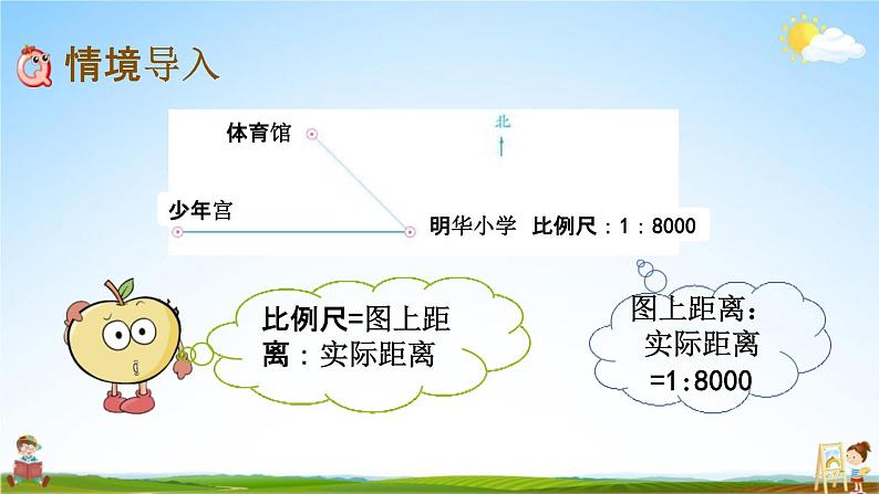 苏教版六年级数学下册《4-8 比例尺及其应用（2）》课堂教学课件第2页