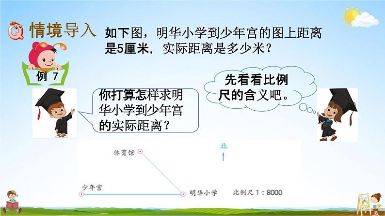 苏教版六年级数学下册《4-8 比例尺及其应用（2）》课堂教学课件第3页