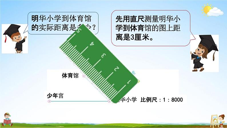 苏教版六年级数学下册《4-8 比例尺及其应用（2）》课堂教学课件第7页