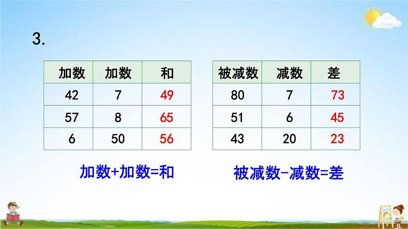 苏教版一年级数学下册《6-7 练习十二（3）》课堂教学课件第5页