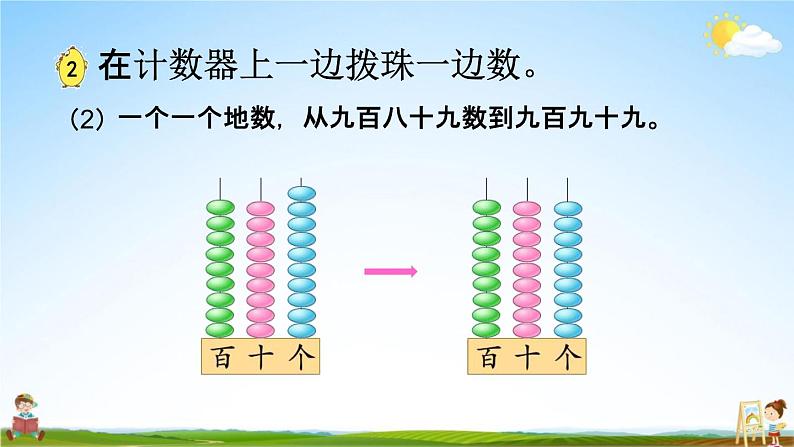 苏教版二年级数学下册《4-1 千以内数的认识（1）》课堂教学课件第6页