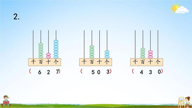 苏教版二年级数学下册《4-2 千以内数的认识（2）》课堂教学课件06