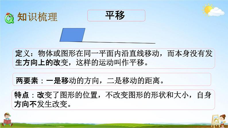 苏教版六年级数学下册《总复习2-8 图形的运动》课堂教学课件03