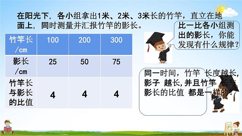 苏教版六年级数学下册《6-6 大树有多高》课堂教学课件第4页