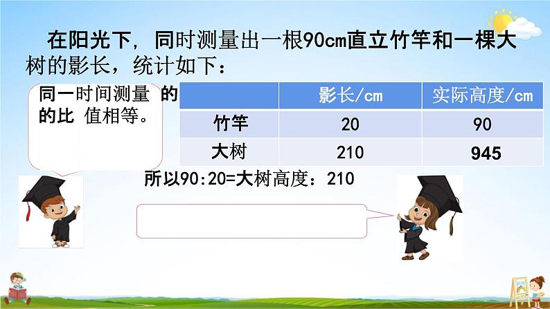 苏教版六年级数学下册《6-6 大树有多高》课堂教学课件第5页