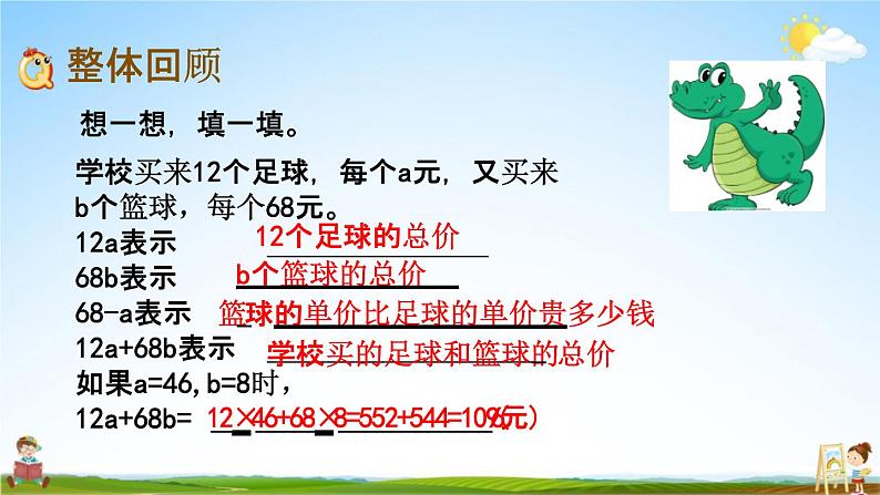 苏教版六年级数学下册《总复习1-12 式与方程（2）》课堂教学课件第2页