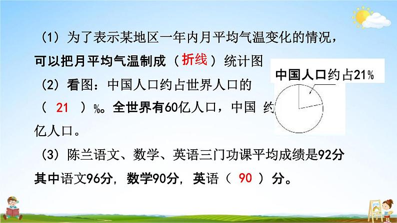 苏教版六年级数学下册《总复习3-1 统计（1）》课堂教学课件第7页