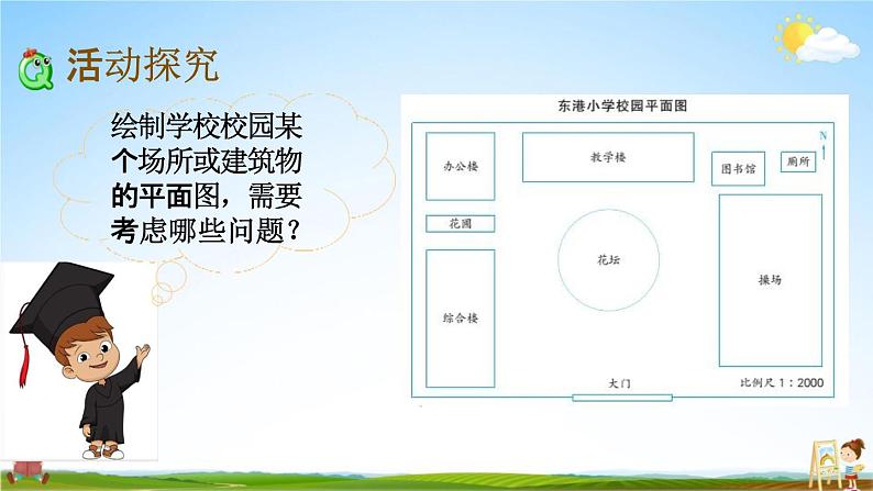 苏教版六年级数学下册《总复习4-2 绘制平面图》课堂教学课件03