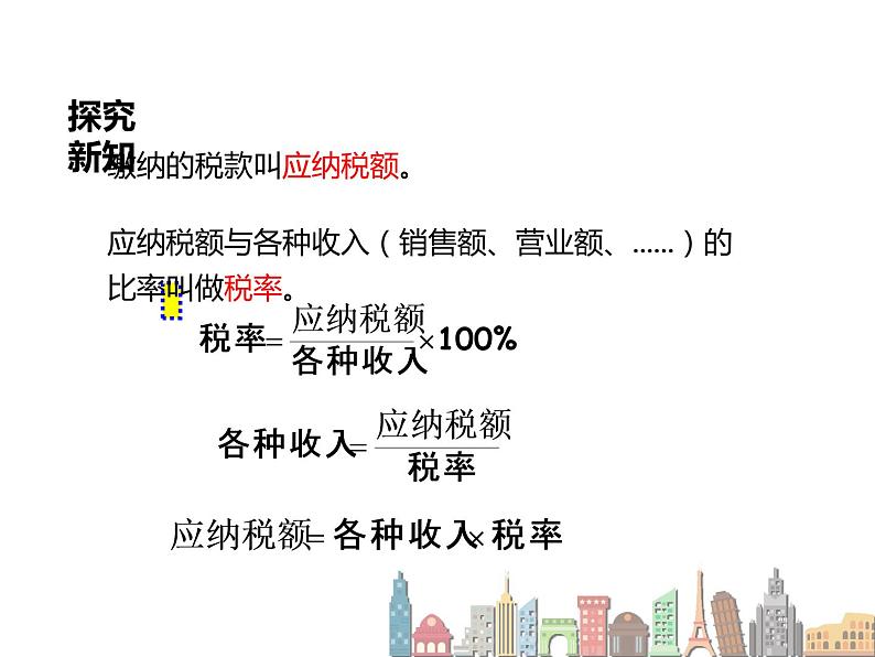 六年级数学下册课件-2.3  税率（3）-人教版（共13张PPT）第5页