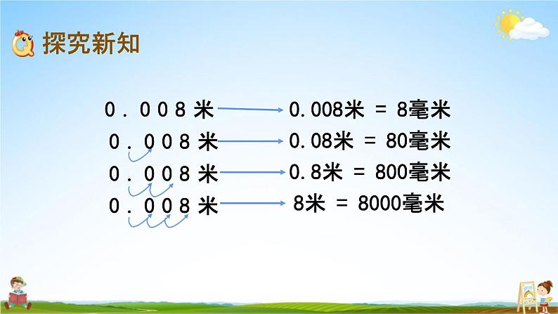 北京课改版四年级数学下册《1-8 小数点的移动引起小数大小的变化》课堂教学课件PPT第3页