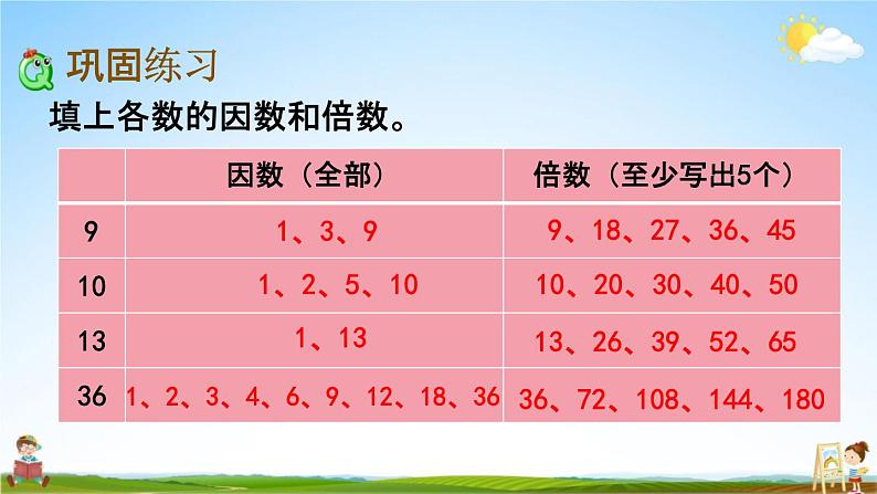 北京课改版五年级数学下册《3-4 练习六》课堂教学课件PPT第5页