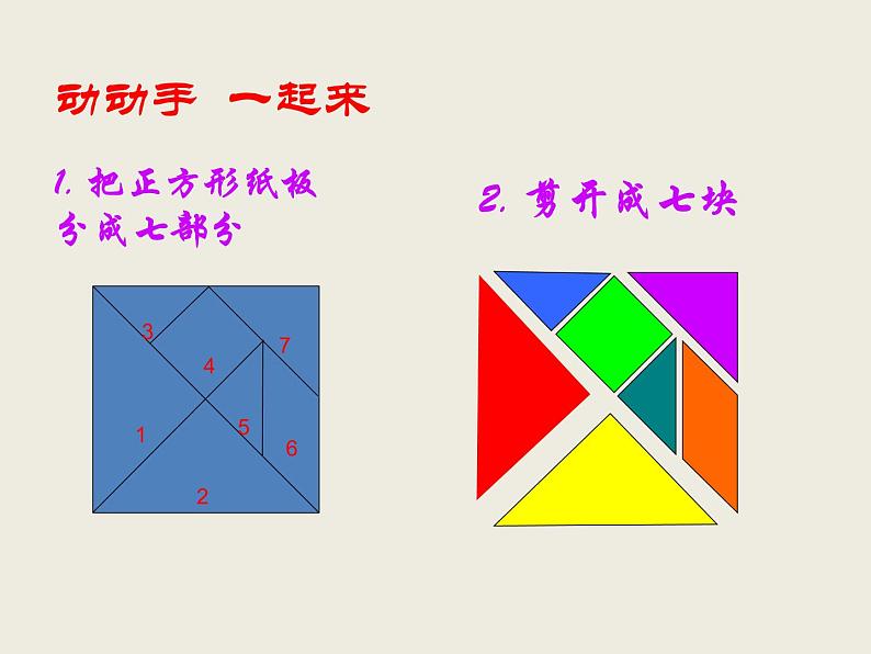 西师大版小学数学二下 4.4你知道吗 七巧板 课件第7页