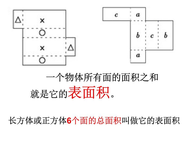 西师大版小学数学五下 3.2长方体、正方体的表面积 课件06