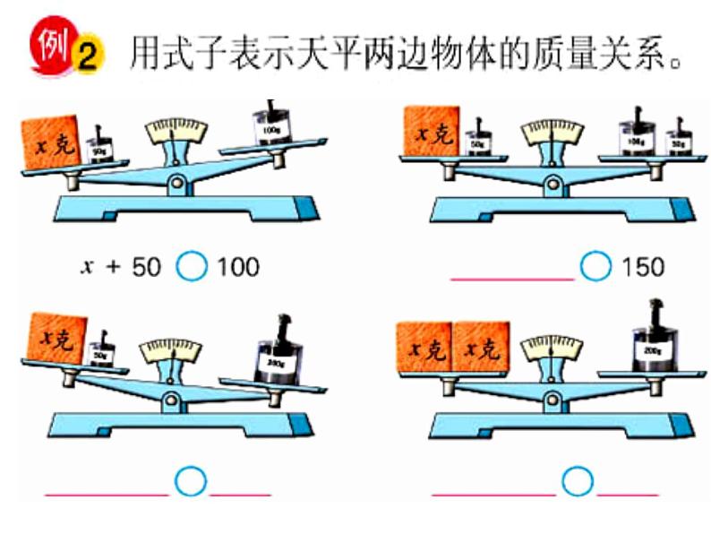 小学数学西师大版六年级下 总复习 数与代数 等式与方程 课件08