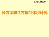 西师大版小学数学五下 3.4长方体与正方体的体积计算 课件