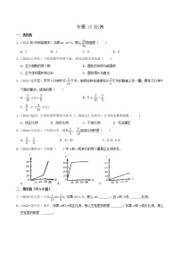 2022年小升初专题强化训练 专题15《比例》