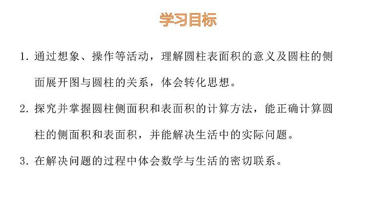 六年级数学下册课件-3.1.2 圆柱的表面积10-人教版第2页