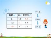 北京课改版六年级数学下册《1-6 圆柱的体积（2）》课堂教学课件PPT
