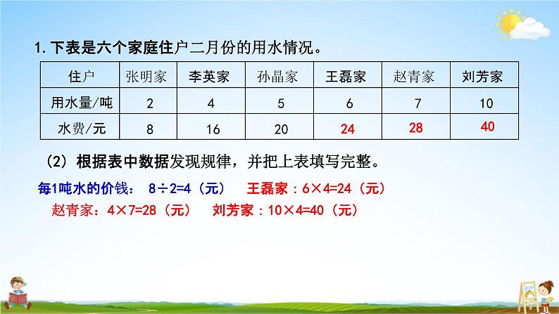 北京课改版六年级数学下册《2-16 练习九》课堂教学课件PPT第4页