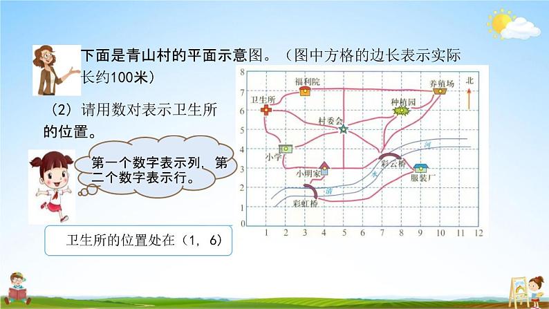 北京课改版六年级数学下册《总复习2-13 图形与位置》课堂教学课件PPT第3页