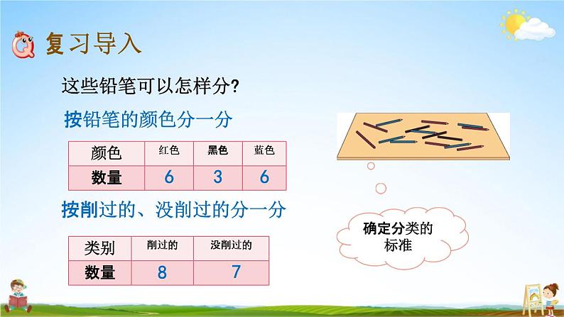 北京课改版一年级数学下册《8-6 分类》课堂教学课件PPT第2页