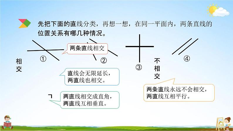 北京课改版六年级数学下册《总复习2-1 线和角的认识》课堂教学课件PPT第5页