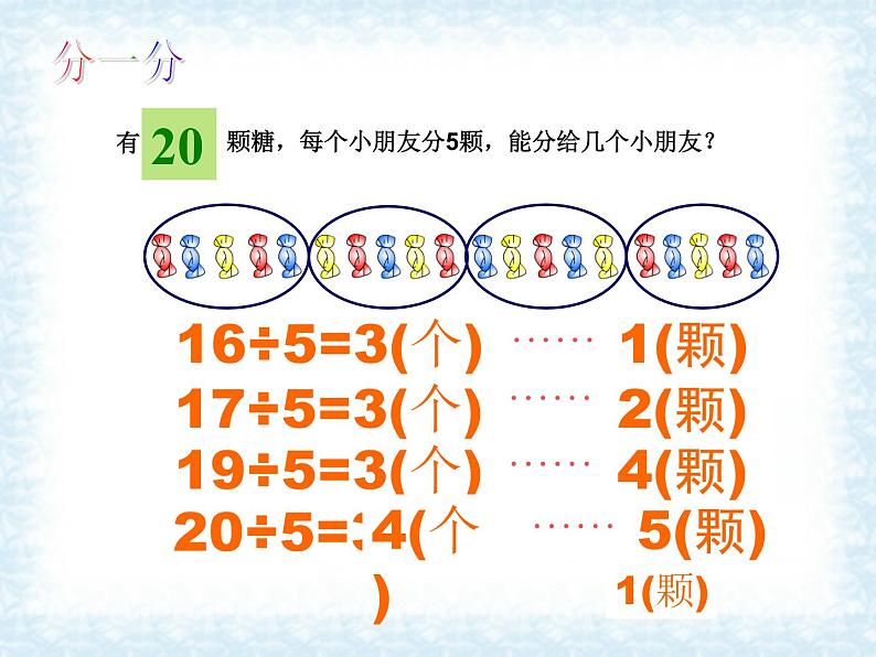 二年级下册数学课件－1.1《有余数的除法》  ｜北京版（2014秋）06