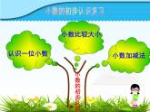 三年级下册数学课件－11.2总复习 分数、小数的初步认识  ｜北京版（2014秋）