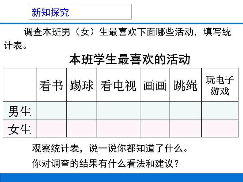 三年级下册数学课件－9整理数据  ｜北京版（2014秋）06