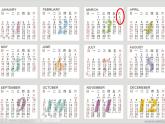 三年级下册数学课件－11.4总复习 年、月、日  ｜北京版（2014秋）