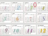 三年級下冊數(shù)學課件－11.4總復(fù)習 年、月、日  ｜北京版（2014秋）
