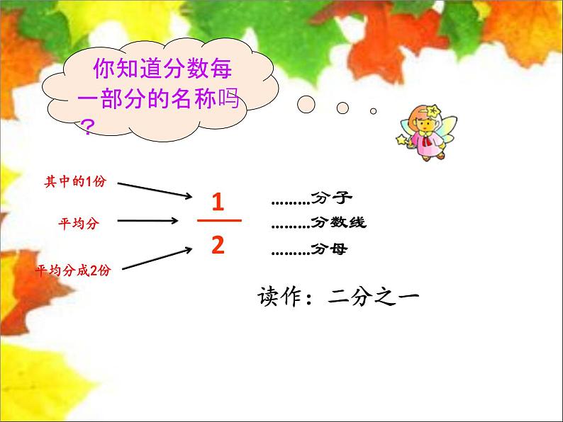 三年级下册数学课件－6.1 分数的初步认识  ｜北京版（2014秋）第5页