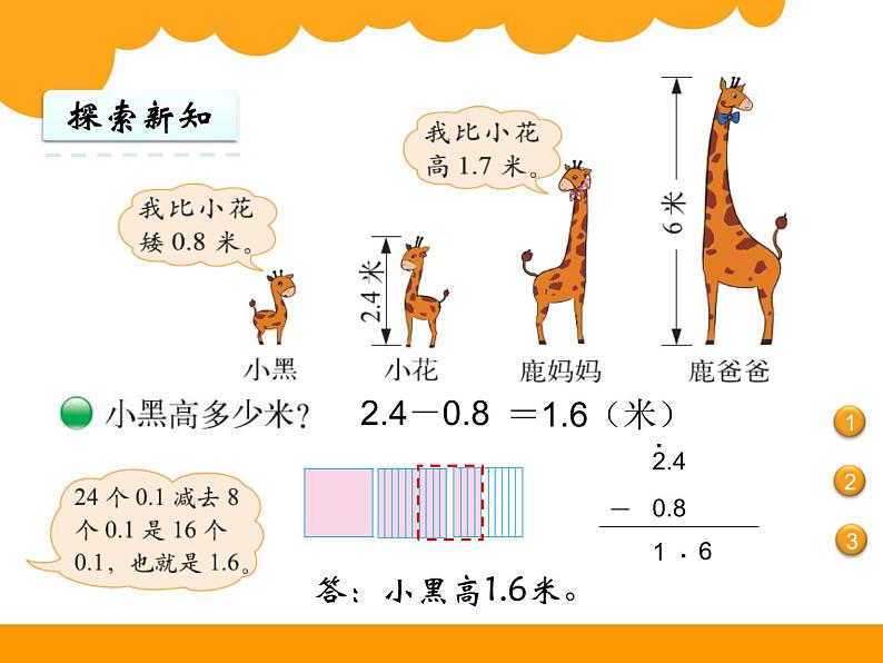 四年级下册数学课件－9.2总复习 小数加减法  ｜北京版（2014秋）08